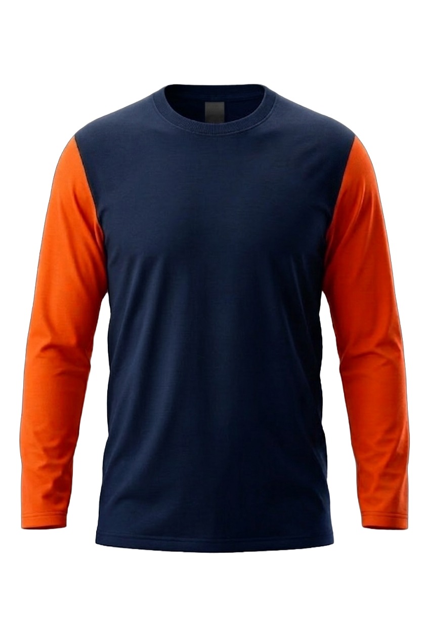 Playera Manga Larga Bicolor